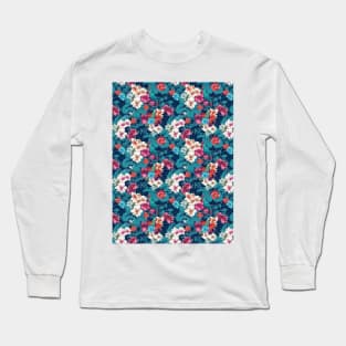 Tropical design gray Long Sleeve T-Shirt